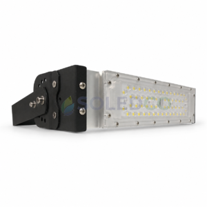 Ảnh sản phẩm đèn LED pha module SOLEDCO 50W có watermark logo, giúp nhận diện thương hiệu và hạn chế sao chép hình ảnh sản phẩm.
